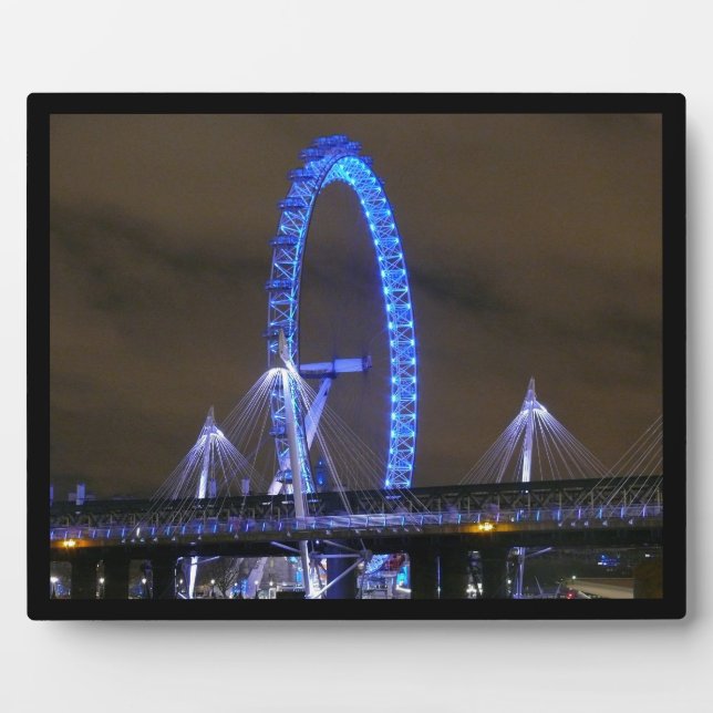 Plaque Photo Millennium Wheel Londres (Devant)