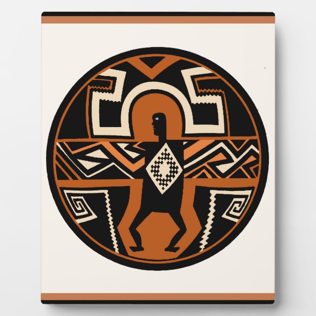 Plaque Photo Mimbres Warrior (Devant)