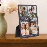 Plaque Photo Mimi We Love You Grandkids 6 Photo Chalkboard<br><div class="desc">Customisé Mimi image cadre plaque avec les noms des petits-enfants et les photos des petits-enfants.Fait un cadeau spécial,  mémorable et unique pour les vacances,  anniversaire,  grand-parents jour,  mère jour et Noël.</div>