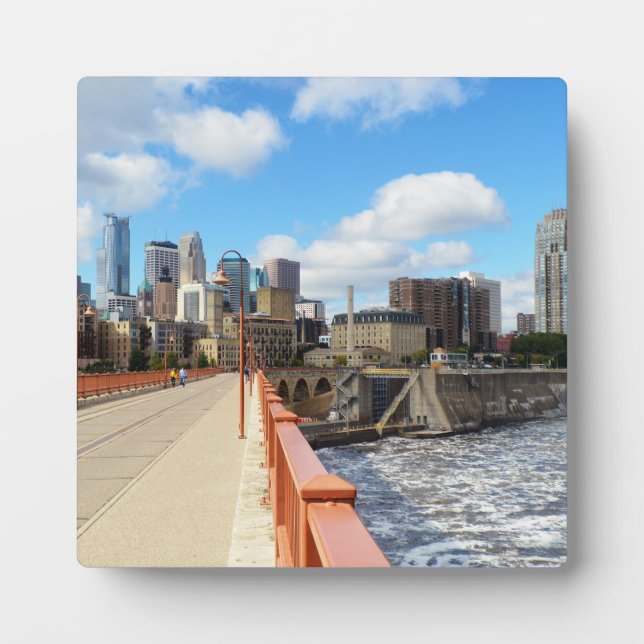 Plaque Photo Minneapolis (Devant)
