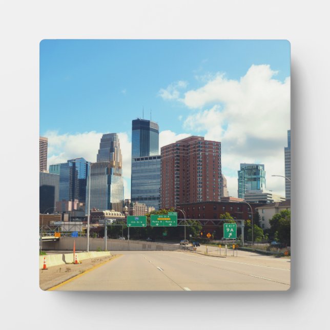 Plaque Photo Minneapolis (Devant)