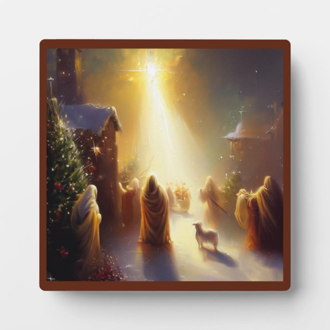 Plaque Photo Miracle de Noël 1 (Devant)