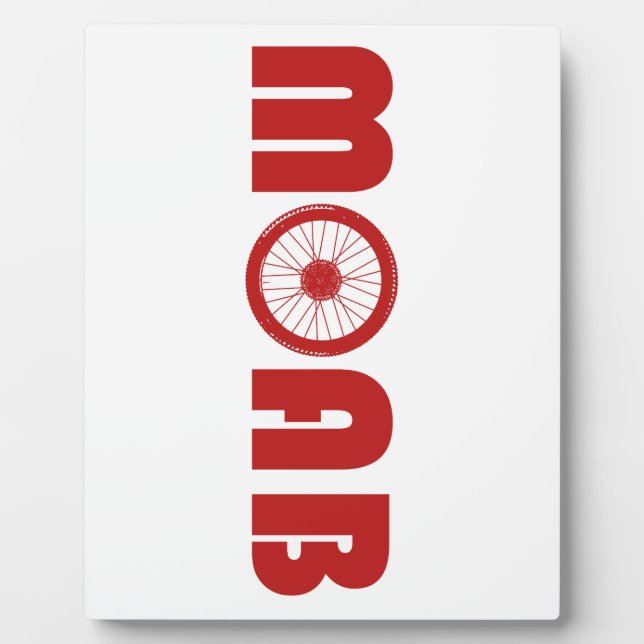 Plaque Photo Moab (Roue à vélo) (Devant)