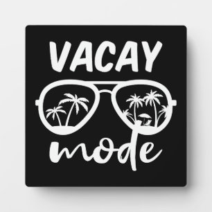 Plaque Photo Mode Vacances II - Vacances en famille