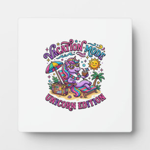 Plaque Photo Mode Vacances Licorne Edition Licorne Commercial P