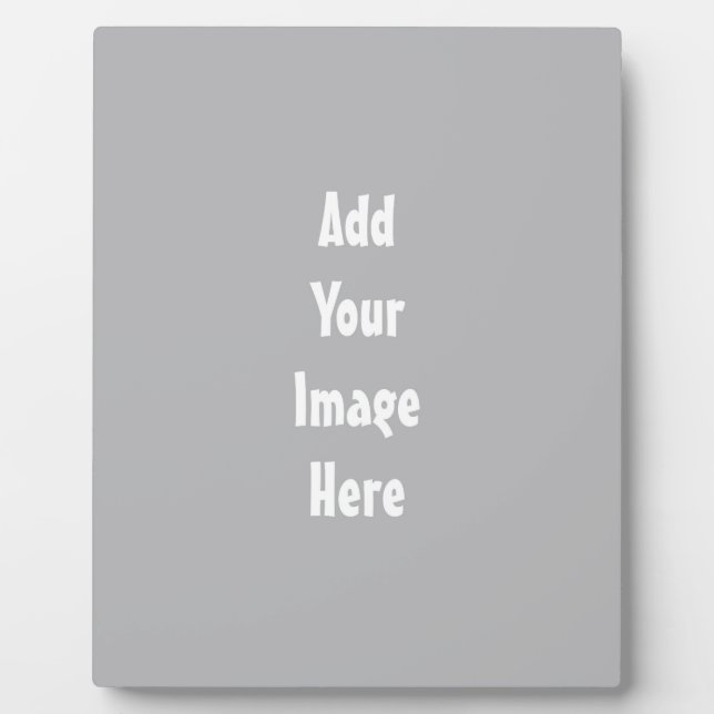 Plaque Photo modèle (Devant)