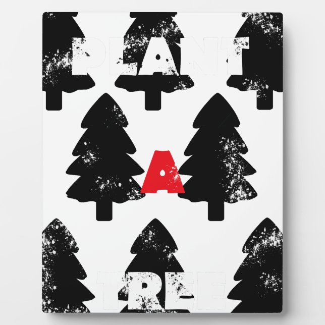 Plaque Photo Modèle de plantation d'un arbre (Devant)