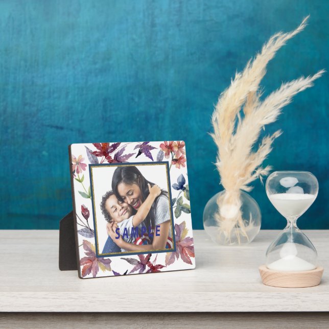 Plaque Photo Modèle photo Feuilles d'automne (Insitu)