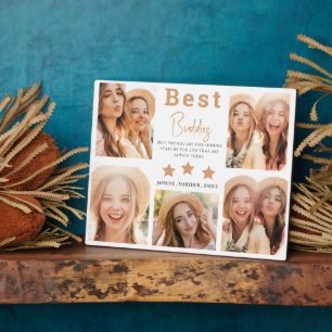 Plaque Photo Modern Best Friends Grille Photo Keepsaké Cadeau