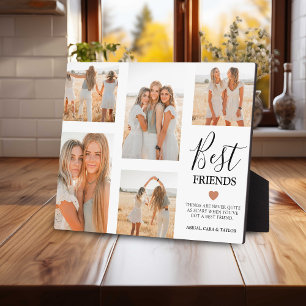 Plaque Photo Modern Best Friends Grille Photo Keepsaké Cadeau