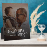Plaque Photo Modern Best GrandPa Ever Photo Personalized<br><div class="desc">Celebrate grandpa with a timeless and heartfelt keepsake — the Modern Best Grandpa Ever Photo Personalized Plaque. Featuring your favorite photo paired with a clean, modern “Best Grandpa Ever” message, this premium plaque turns cherished memories into stylish display décor grandpa will treasure every day. Crafted with high-quality materials, crisp printing,...</div>