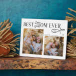 Plaque Photo Modern Best Mom Ever Photo Heart Mothers Day Gifts<br><div class="desc">Celebrate the woman whose love feels like home. This Best Mom Ever Heart Photo Plaque turns two of your most treasured memories into a beautiful daily reminder of how deeply she’s loved. Designed with a modern minimalist layout, elegant typography, and a soft heart detail, it captures the story of all...</div>