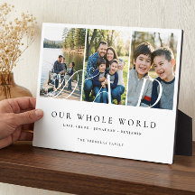 Modern Dad Photo Collage Fathers Day keepsake Gift