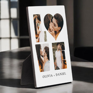 Plaque Photo Modern LOVE Heart Photo Instagram Saint Valentin
