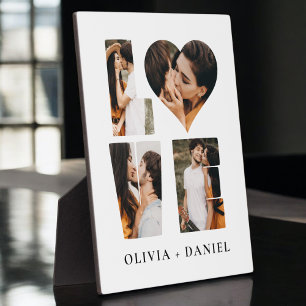 Plaque Photo Modern LOVE Heart Photo Instagram Saint Valentin