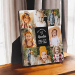Plaque Photo Modern Love You Grand-Père Collage Instagram Photo<br><div class="desc">The Modern Love You Grandpa Collage Instagram Photo Plaque est un cadeau personnalisé et réfléchi conçu pour célébrer votre lien spécial avec Grand-père. Avec un collage photo de style Instagram, vous pouvez télécharger vos moments les plus chers ensemble. Le design épuré et moderne est associé au message sincère "Aimez-vous grand-père",...</div>