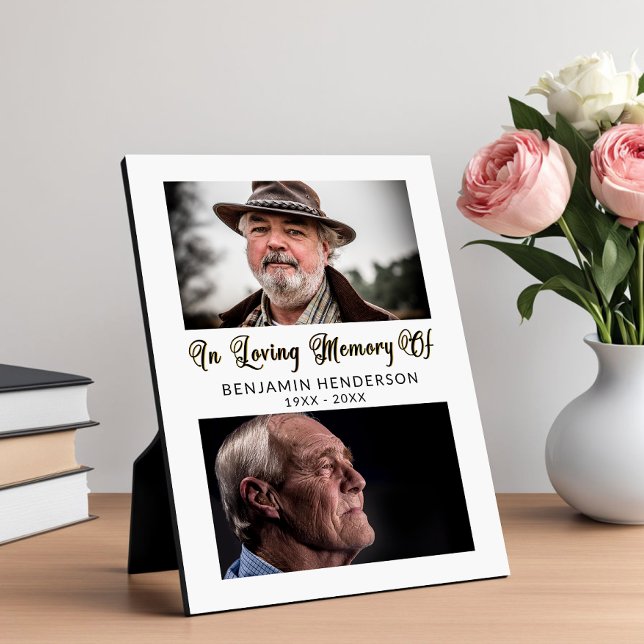 Plaque Photo Moderne À la Mémoire 2 Photo (Créateur téléchargé)