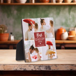 Plaque Photo Moderne 'Meilleur Papa Jamais' Personnalisé 4 Phot<br><div class="desc">Créez une plaque photo personnalisée pour papa avec 4 photos de votre choix affichées dans un modèle carré, le texte "Best Daddy Ever" dans une combinaison de script et de typographie tendance et un petit coeur blanc mignon. Vous pouvez modifier les couleurs en cliquant sur l'option personnaliser. Il suffit de...</div>