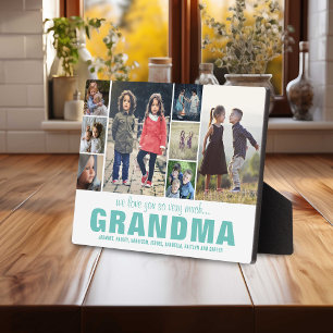 Plaque Photo Moderne Simple Collage de Photos Couleur Personnal