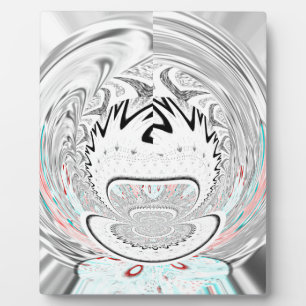 Plaque Photo Moderne Urban Ash Gris Flora Abstrait Motif Art