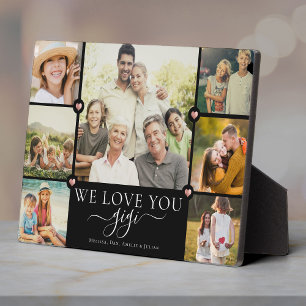 Plaque Photo Moderne We Love You Gigi Family