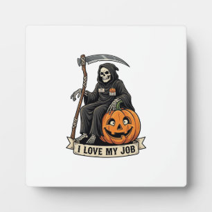 Plaque Photo Moissonneur de l'amour Emploi Faucheuse Halloween 