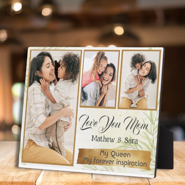Plaque Photo Mon amour Maman : Ma reine, mon inspiration (Créateur téléchargé)