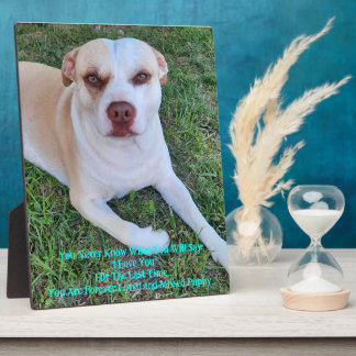 Plaque Photo Mon chiot manquant