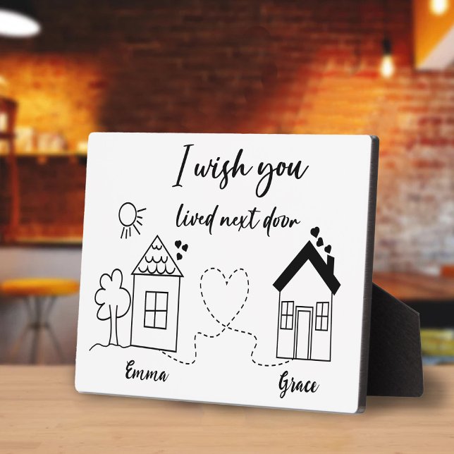 Plaque Photo Mon meilleur ami Ma soeur âme Anniversaire (My Best Friend My Soul Sister Birthday Plaque)