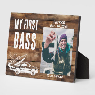 Plaque Photo Mon premier cadeau photo basse