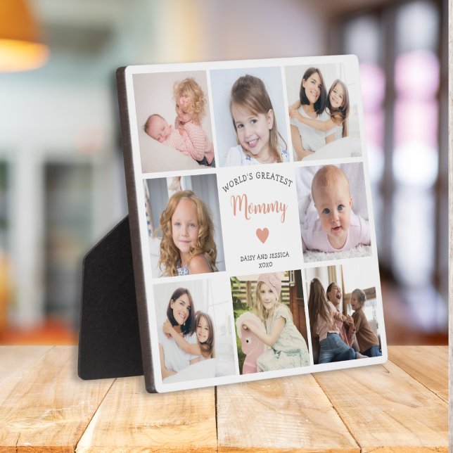 Plaque Photo Monde la plus grande maman photo Collage photo mod (Créateur téléchargé)