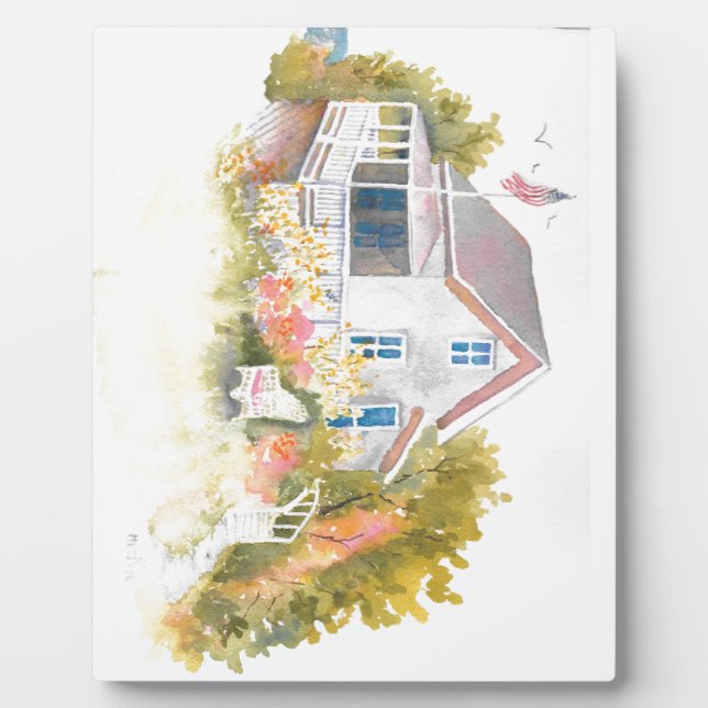 Plaque Photo Monhegan Cottage J Kilburn (Devant)