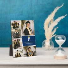 Monogramme classique Blocs d'or 6 Diplôme photo