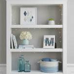 Plaque Photo Monogramme personnalisé<br><div class="desc">Faites-le votre signature avec des couleurs et des polices personnalisées,  cliquez sur personnaliser.</div>