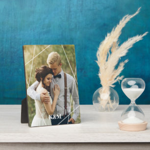 Plaque Photo Monogramme tendance