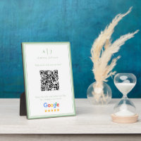 Monogramme vert de taille minimale Lien d'examen d