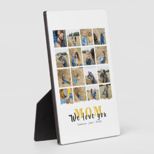 Plaque Photo Monographie personnalisée Aimer Vous maman 16 fami