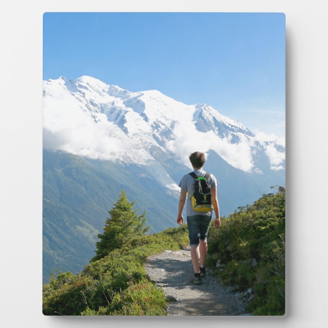 Plaque Photo Mont Blanc France (Devant)