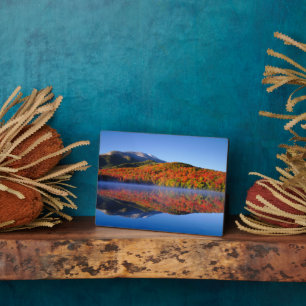 Plaque Photo Montagnes Adirondack en automne New York