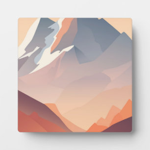 Plaque Photo Montagnes plates modernes