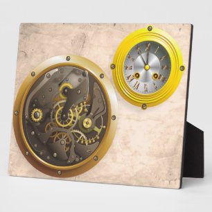 Plaque Photo Montre Steampunk