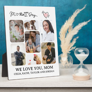 Plaque Photo Montrer à maman que vous aimez : garde photo perso