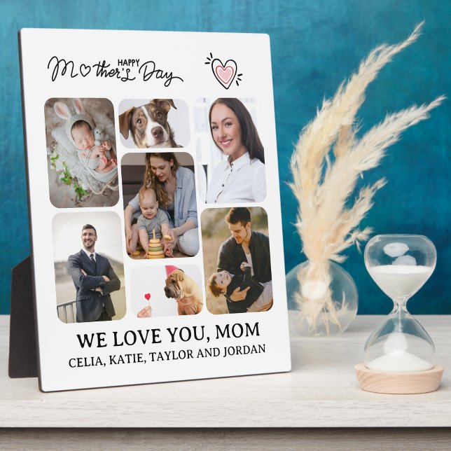 Plaque Photo Montrer à maman que vous aimez : garde photo perso (Show Mom You Care: Personalized Photo Keepsake)
