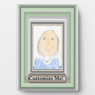 Plaque Photo Montrez l'art ou la photo de votre enfant
