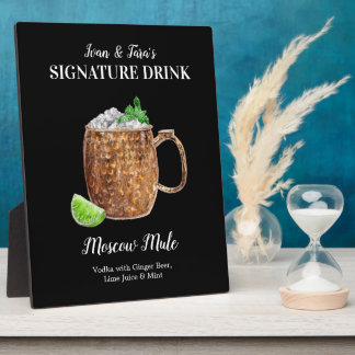 Plaque Photo Moscow Mule • PERSONNALISEZ cette Boisson Signatur