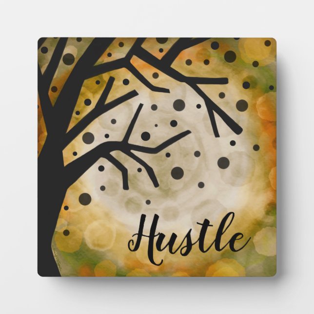 Plaque Photo Mot de l'année personnalisable (Devant)