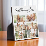 Plaque Photo Mother's Day 6 Photo Collage Best Mommy Ever<br><div class="desc">Honor the most important woman in your life with this Best Mommy Ever Mothers Day photo collage plaque. Designed with six customizable photo slots, it is the perfect way to showcase your favorite memories and celebrate everything she does. Whether it is for Mothers Day, her birthday, or a heartfelt surprise,...</div>