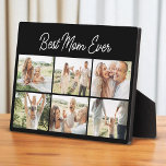 Plaque Photo Mother's Day Best Mom Ever Custom 6 Photo Collage<br><div class="desc">Celebrate Mothers Day with a custom 6 photo collage plaque featuring the heartfelt message Best Mom Ever. This personalized design lets you showcase six of your favorite moments together in a clean and meaningful layout. Perfect for gifting on Mothers Day or any special occasion, this keepsake is a beautiful way...</div>