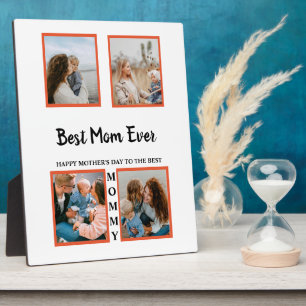 Plaque Photo Mother's day photo display collage for mom