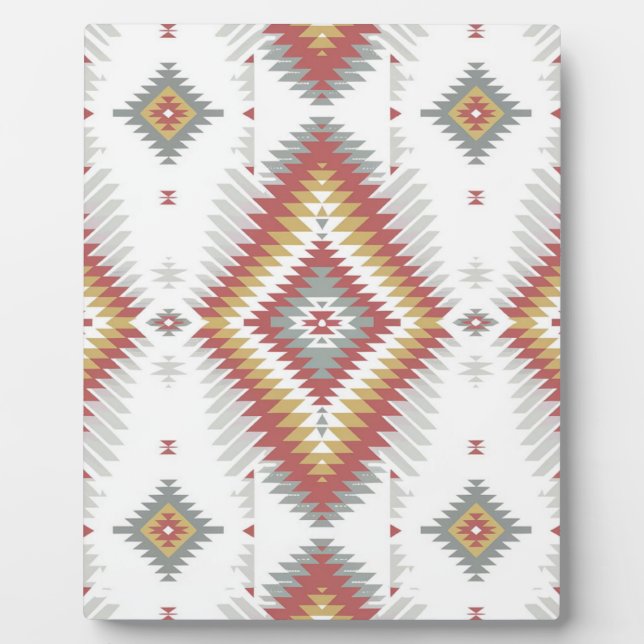 Plaque Photo Motif amérindien (Devant)